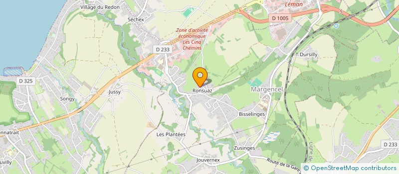 localisation de l'entreprise CHEZ MARIE  MARGENCEL