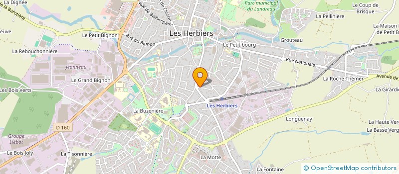 localisation de l'entreprise CHEZ MARIE  CHANVERRIE