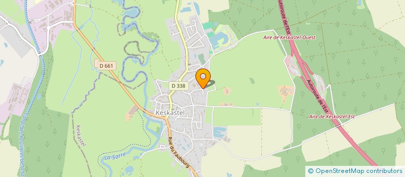 localisation de l'entreprise CHEZ MARIE ET FLO  KESKASTEL