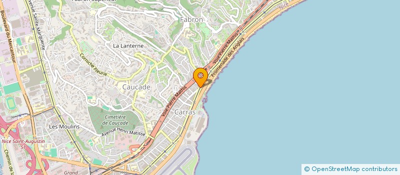 localisation de l'entreprise CHEZ MARILYN à NICE