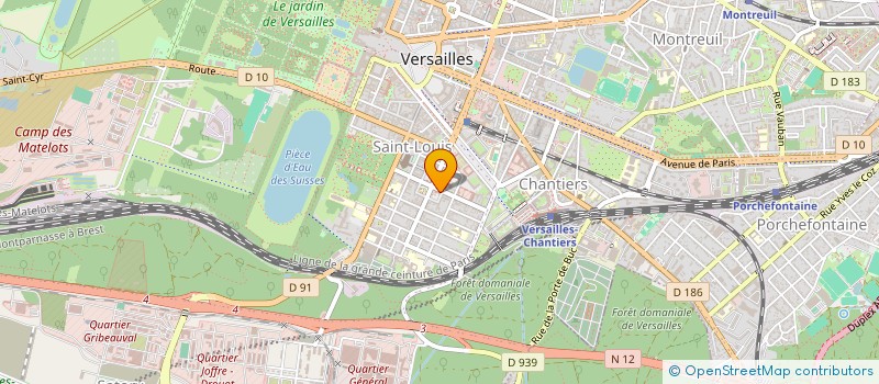 localisation de l'entreprise CHEZ MARINA à VERSAILLES