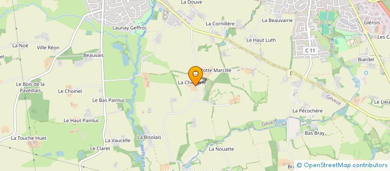 localisation de l'entreprise CHEZ MARINA  CHANTEPIE