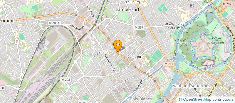 localisation de l'entreprise CHEZ MARINE ET VALENTINE à LAMBERSART