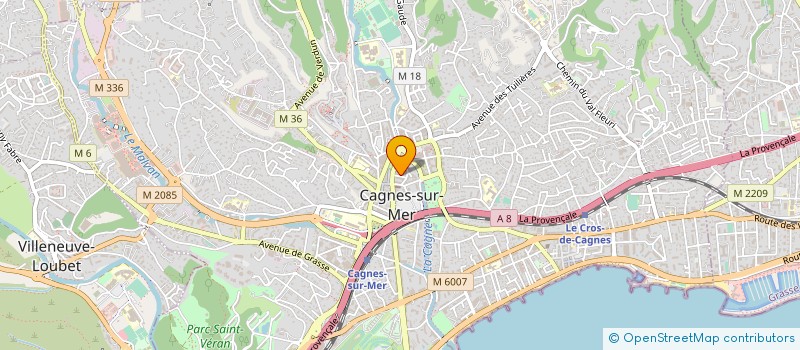 localisation de l'entreprise CHEZ MARINETTE ET LORENZO à CAGNES-SUR-MER