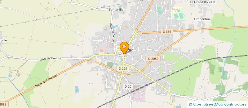 localisation de l'entreprise CHEZ MARIUS  LEZOUX