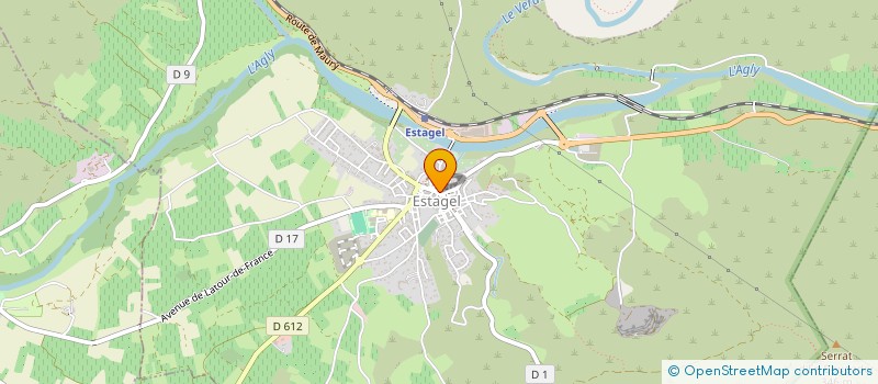 localisation de l'entreprise CHEZ MARIUS SAS  ESTAGEL