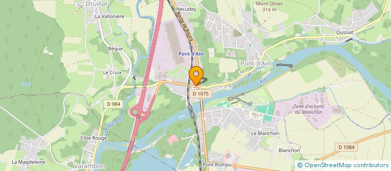 localisation de l'entreprise CHEZ MARJOCOCO à PONT-D'AIN