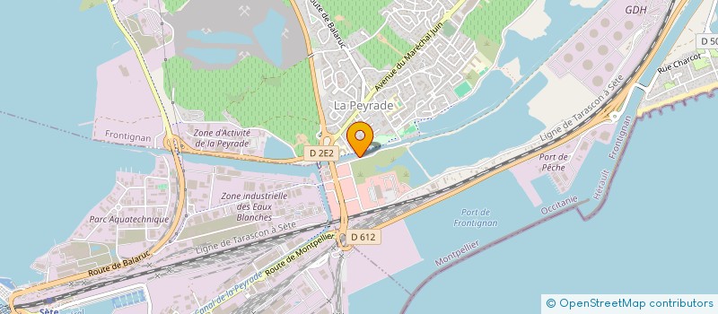 localisation de l'entreprise CHEZ MARJORIE à FRONTIGNAN