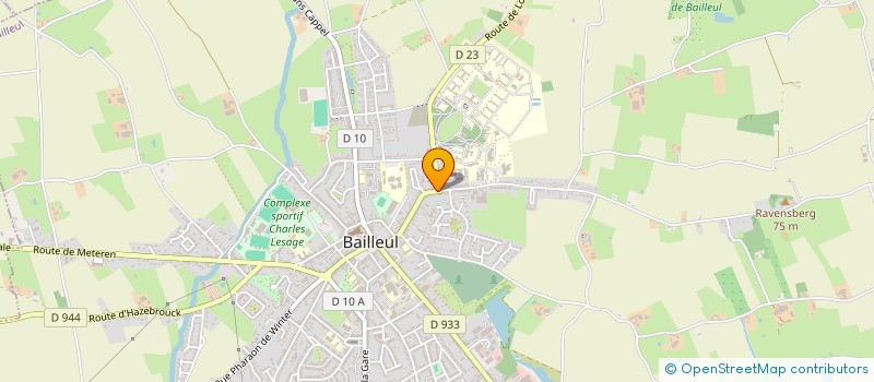 localisation de l'entreprise CHEZ MARLENE à BAILLEUL