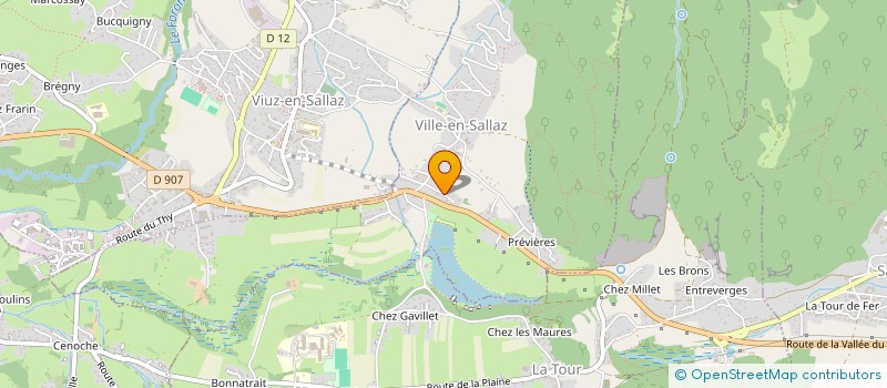 localisation de l'entreprise CHEZ MARRAINE  VILLE-EN-SALLAZ