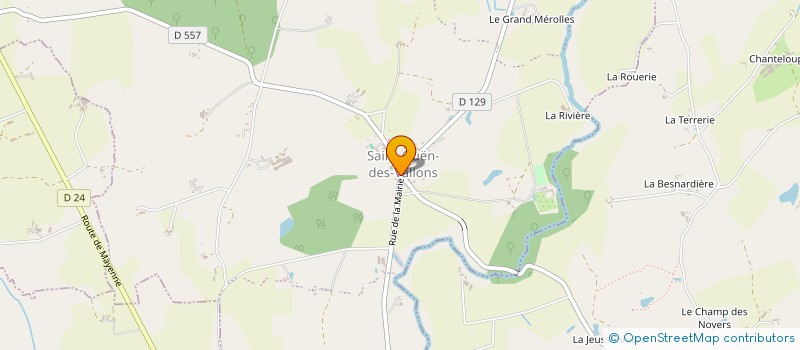 localisation de l'entreprise CHEZ MARTINADETTE à EVRON