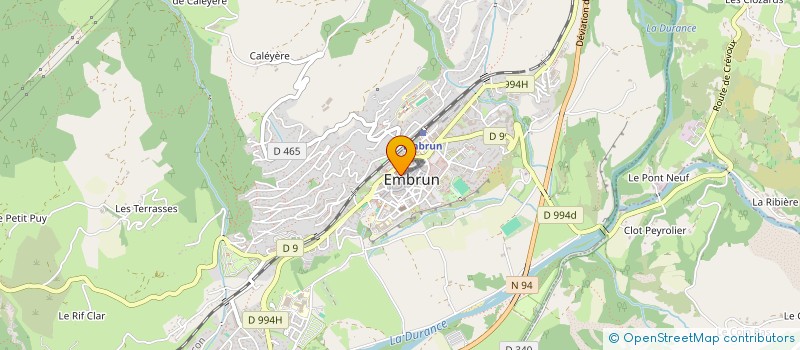 localisation de l'entreprise CHEZ MARTINE  LES ORRES