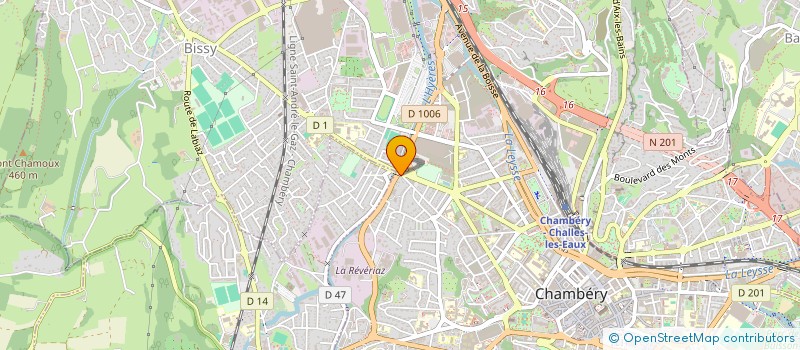 localisation de l'entreprise CHEZ MARTINE à CHAMBERY