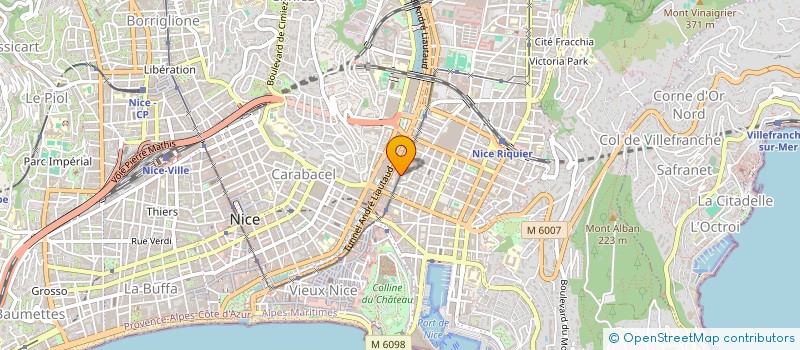 localisation de l'entreprise CHEZ MARYSE à NICE