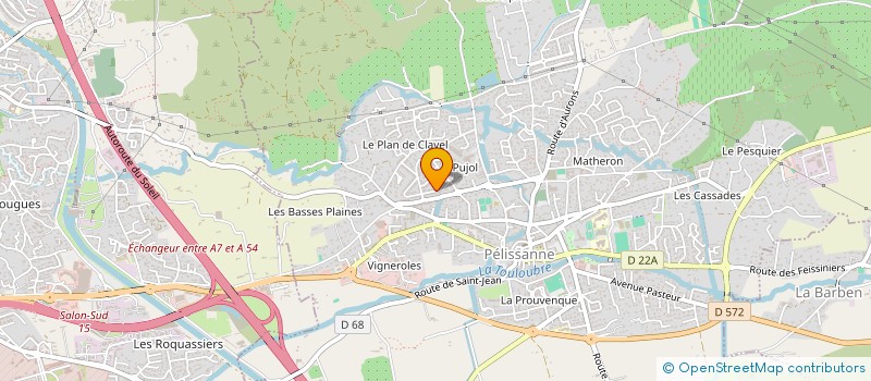 localisation de l'entreprise CHEZ MATHILDE  PELISSANNE