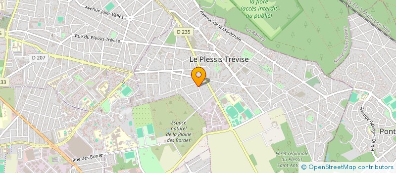 localisation de l'entreprise CHEZ MATHIS à LE PLESSIS-TREVISE
