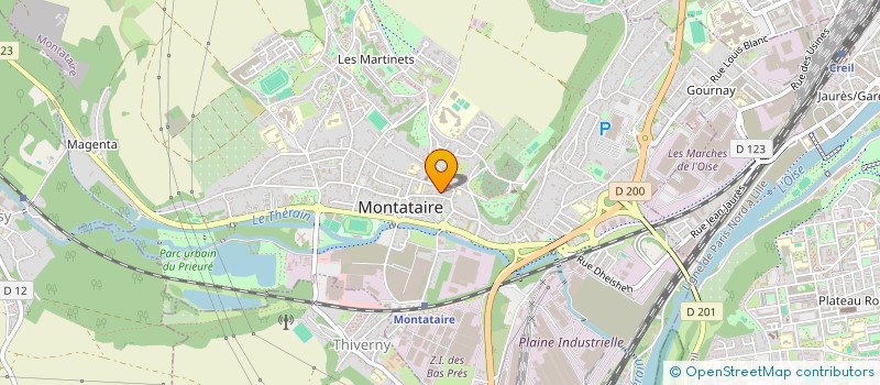 localisation de l'entreprise CHEZ MAWA VENDOME  MONTATAIRE