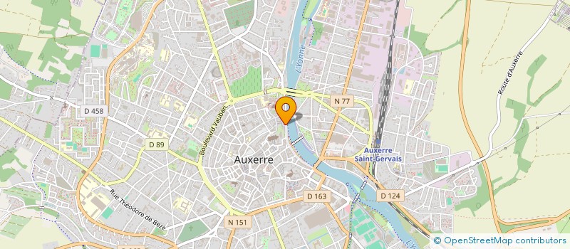 localisation de l'entreprise CHEZ MAX à AUXERRE