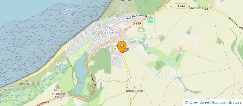 localisation de l'entreprise CHEZ MAX  WISSANT