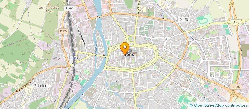 localisation de l'entreprise CHEZ MAX à SENS