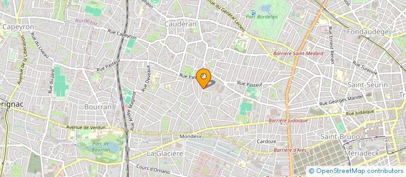 localisation de l'entreprise CHEZ MAX  BORDEAUX