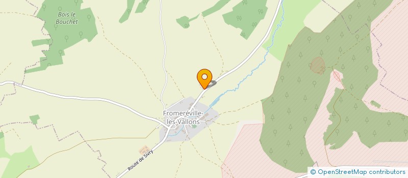localisation de l'entreprise CHEZ MAXIME à FROMEREVILLE-LES-VALLONS