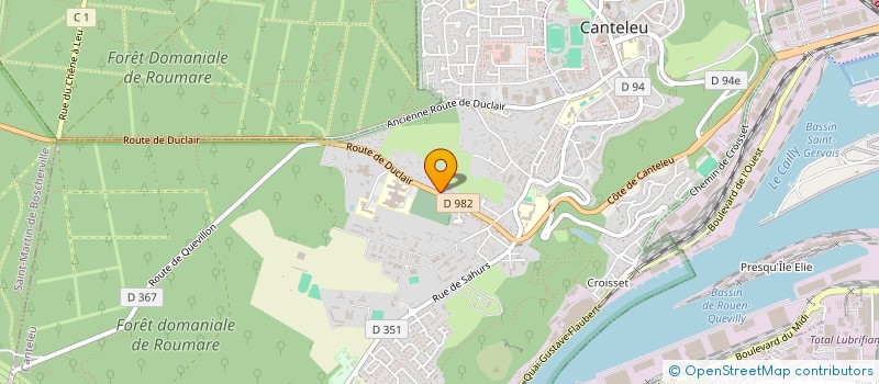 localisation de l'entreprise CHEZ MAXIME à CANTELEU