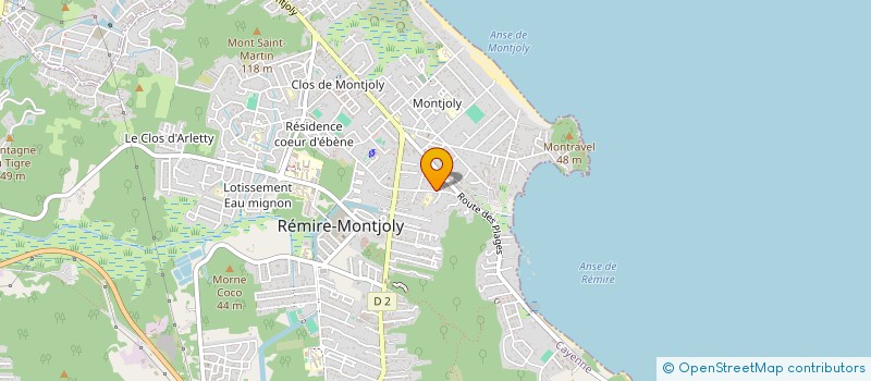 localisation de l'entreprise CHEZ MAXSO  REMIRE-MONTJOLY
