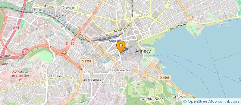 localisation de l'entreprise CHEZ MAYOU à ANNECY