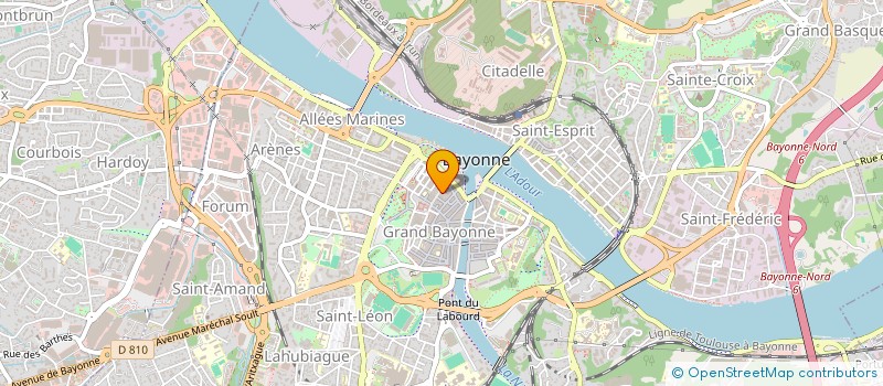 localisation de l'entreprise CHEZ MEG à BAYONNE