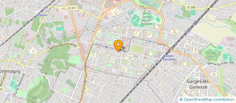 localisation de l'entreprise CHEZ MEGUIDECHE-NATHANIA à SARCELLES
