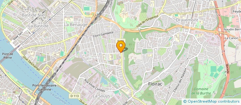 localisation de l'entreprise CHEZ MEL ET GREG  FLOIRAC