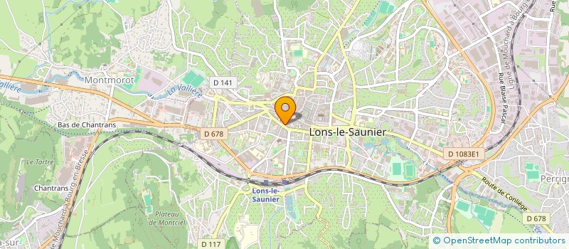 localisation de l'entreprise CHEZ MEL & FRED  LONS-LE-SAUNIER