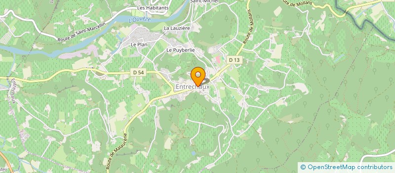 localisation de l'entreprise CHEZ MELO  ENTRECHAUX