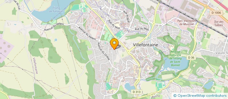 localisation de l'entreprise CHEZ MEME  VILLEFONTAINE