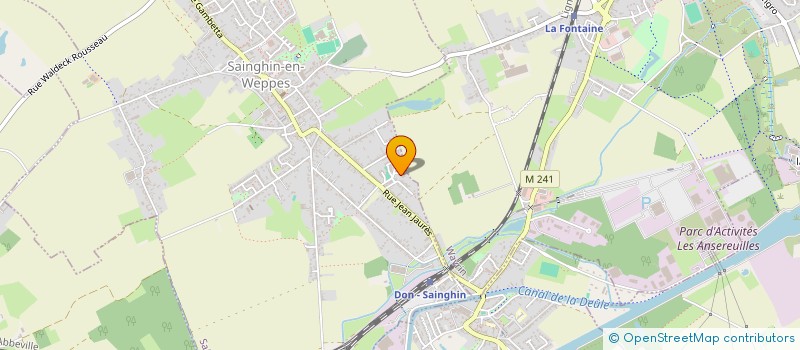 localisation de l'entreprise CHEZ MICH à SAINGHIN-EN-WEPPES
