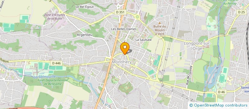 localisation de l'entreprise CHEZ MICHEL  MONTLHERY