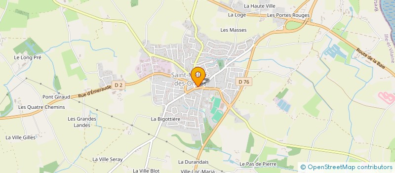 localisation de l'entreprise CHEZ MICHEL à SAINT-MELOIR-DES-ONDES
