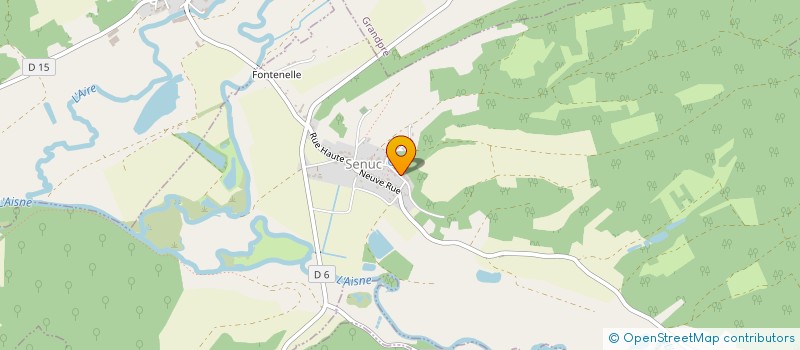 localisation de l'entreprise CHEZ MICHELINE  SENUC