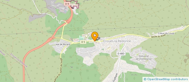 localisation de l'entreprise CHEZ MIGNON  ENSUES-LA-REDONNE