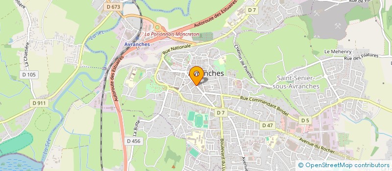 localisation de l'entreprise CHEZ MIMI  AVRANCHES