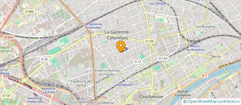 localisation de l'entreprise CHEZ MIMIE ET MARIE à LA GARENNE-COLOMBES