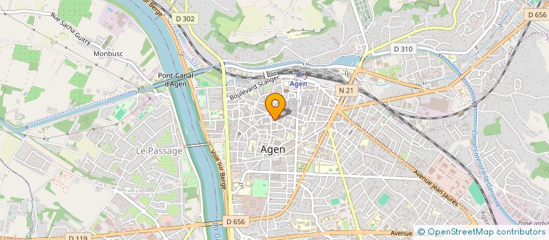 localisation de l'entreprise CHEZ MINOTTE à AGEN