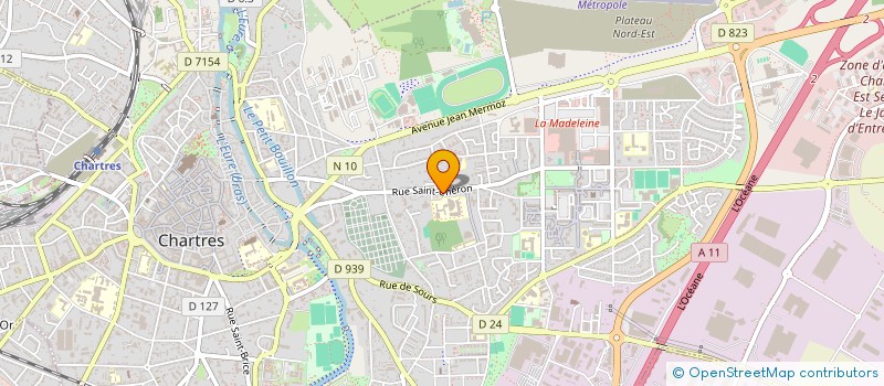 localisation de l'entreprise CHEZ MIRAW à CHARTRES