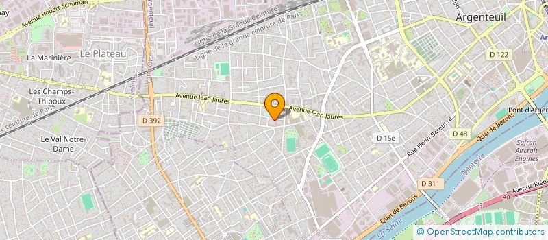 localisation de l'entreprise CHEZ MOMO  ARGENTEUIL