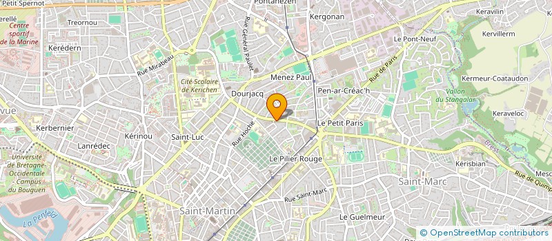 localisation de l'entreprise CHEZ MOMO IVOIRE à BREST