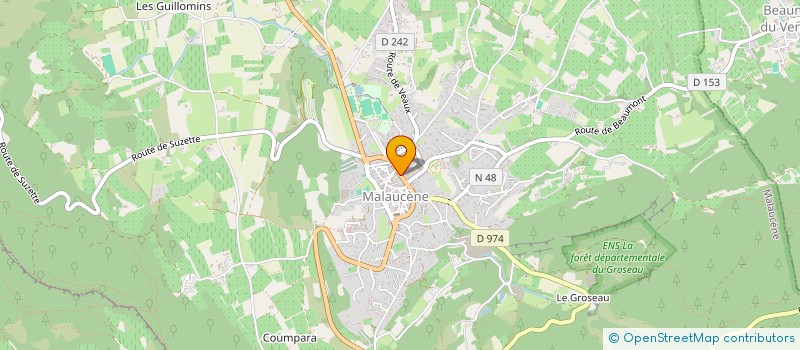 localisation de l'entreprise CHEZ MOMON à MALAUCENE