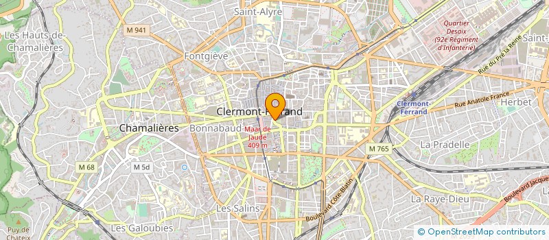 localisation de l'entreprise CHEZ MON ONCLE  CLERMONT-FERRAND