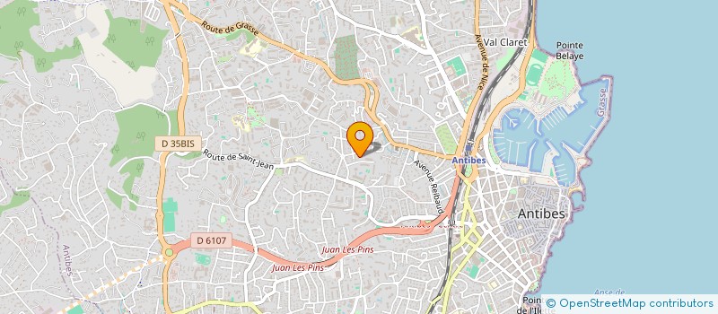 localisation de l'entreprise CHEZ MONAC à ANTIBES