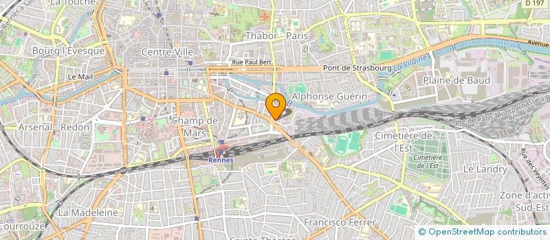 localisation de l'entreprise CHEZ MONIQUE ET MAURICE  RENNES